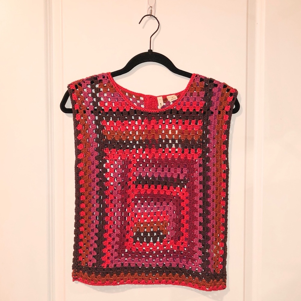 Anthropologie Roches crocheted tank